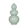 Celadon Crackle Triple Gourd Vase C25717