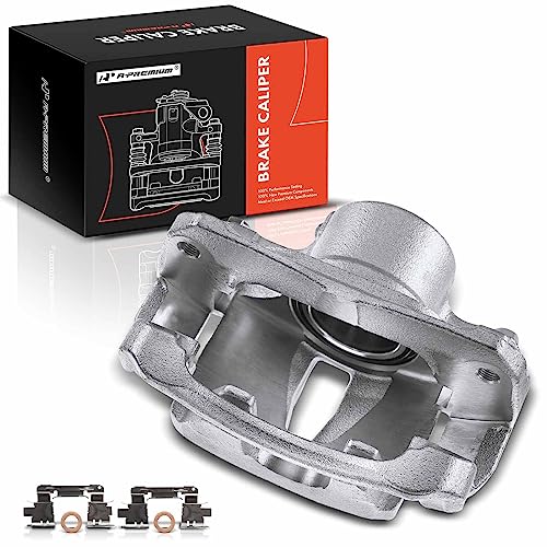 Disc Brake Caliper Assembly with Bracket Front Driver and Passenger Side 2-PC Set T64629