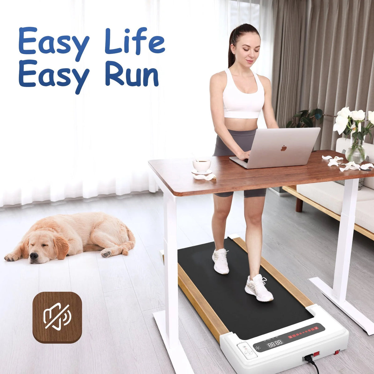 Walking Pad Treadmill 265 lbs Capacity with Remote Control T791