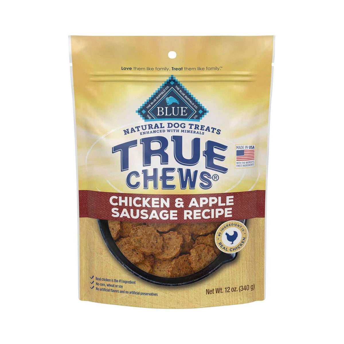 Chicken Apple Sausage Dog Treats Q635