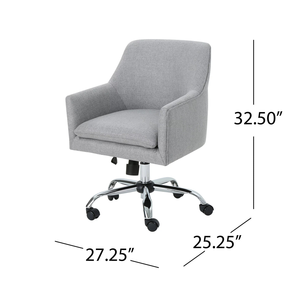 Gray Fabric Home Office Chair X232