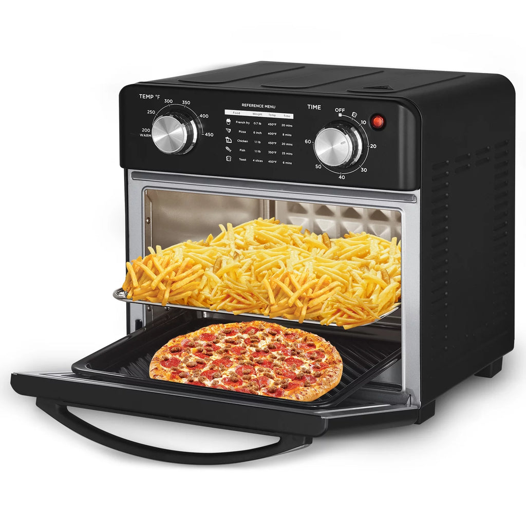 10QT Black Air Fryer Toaster Oven A45759