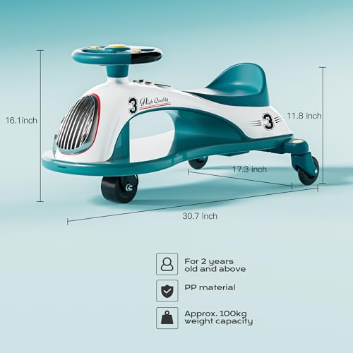 Electric Drifting Go Kart for Kids with LED Lights X67431