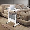 Adjustable Rolling Laptop Desk with Storage P937235