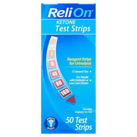 Ketone Test Strips 50 Count E57987