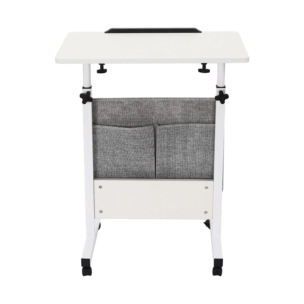 Adjustable Rolling Laptop Desk with Storage P937235