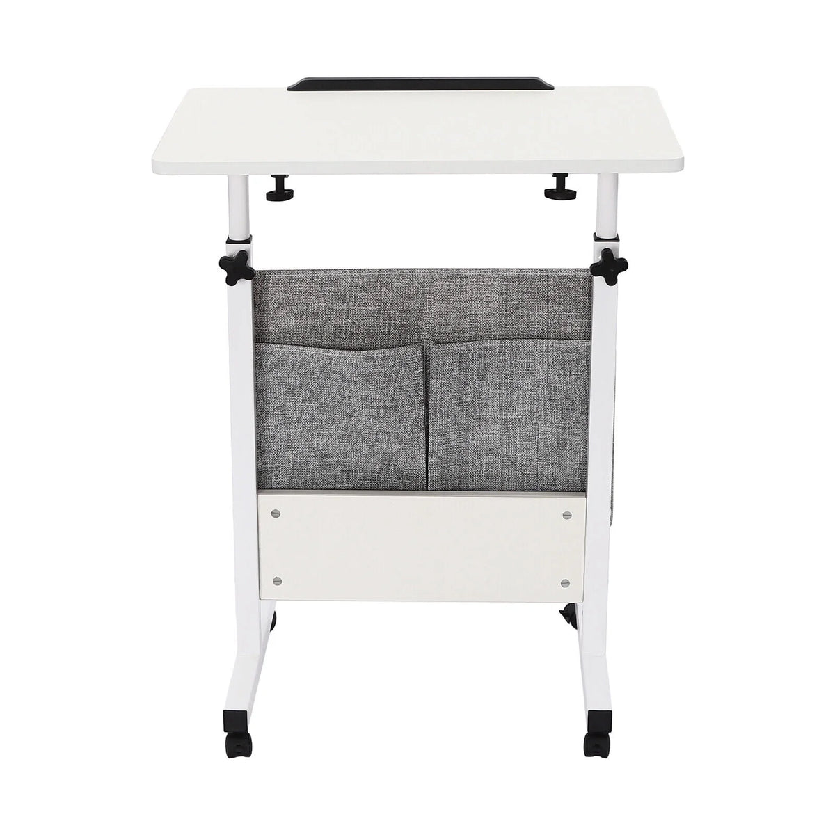 Adjustable Rolling Laptop Desk with Storage P937235
