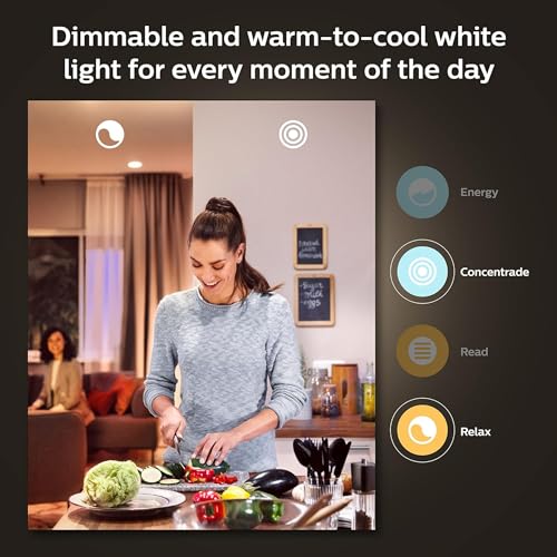 75W A19 White and Color Ambiance LED Smart Bulb Pack of 4 L914