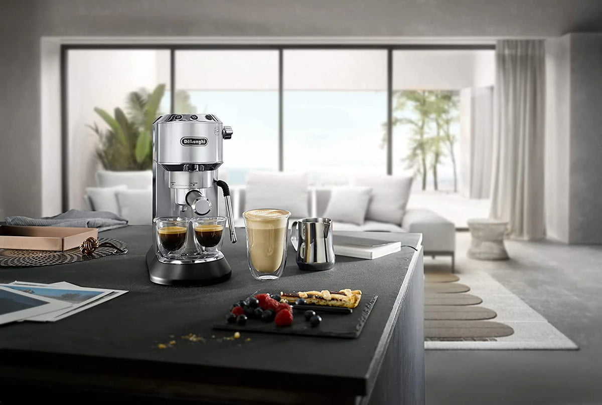 Coffee Machine with Cappuccinatore 15 Bar Metal N46408