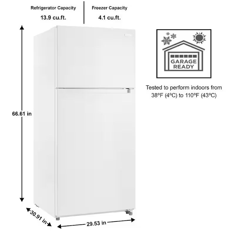 Top Freezer Refrigerator E594383