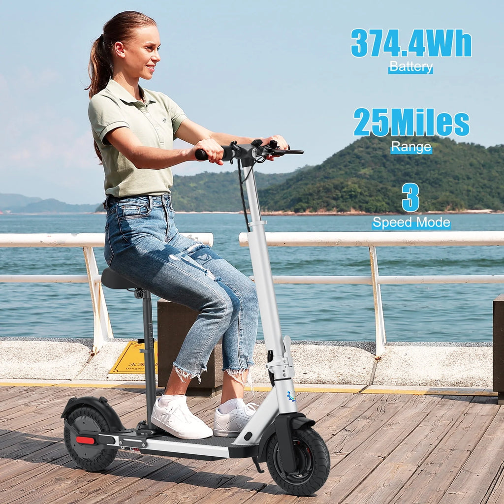 Electric Scooter, 20 Mph, 25 Miles Range, 500W Foldable G153
