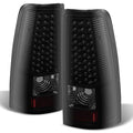 Black Smoked LED Tail Lights Pair A70704