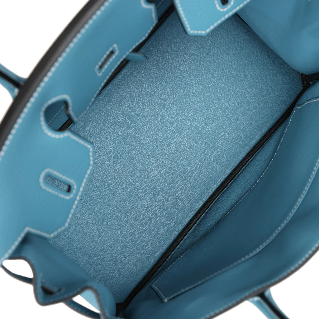 Blue Jean Togo Leather Bag C258448
