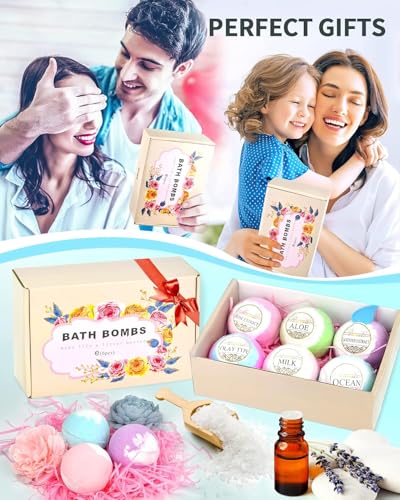 4.23 oz Natural Bath Bombs with Essential Oils H15163