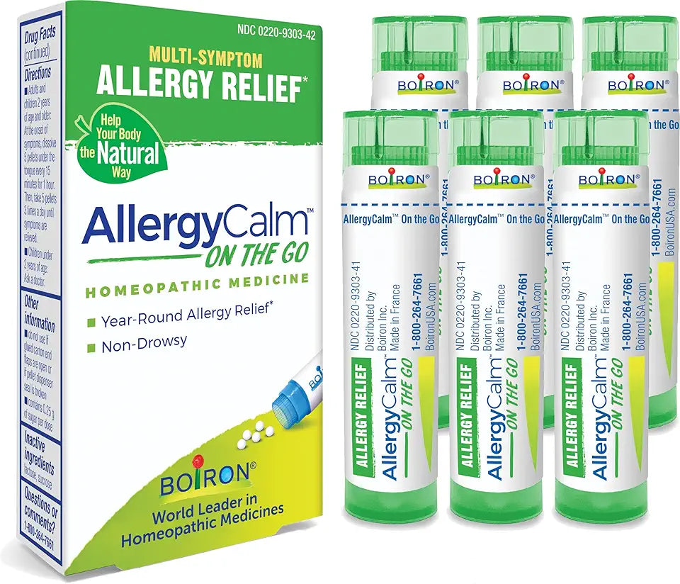 Allergy Relief 6 Tubes 480 Pellets C9675