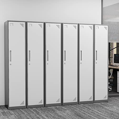 4 Door Steel Locker Cabinet with Lock and Keys S354379