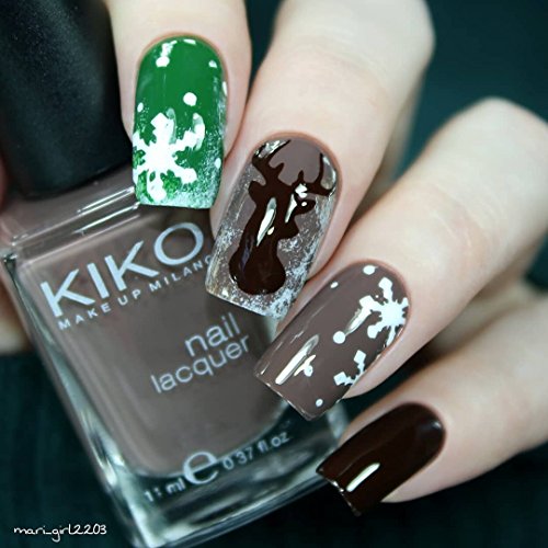 Christmas Nail Vinyl Stencils 4 Pack O964