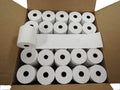 Kitchen Printer Paper 50 Rolls 3" x 165' 1 Ply Bond Non-Thermal Receipt Paper F91386