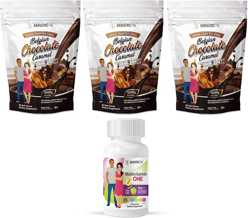 90-Day Bariatric Vitamin Bundle Multivitamin Capsule and Calcium Citrate Soft Chews Z3353