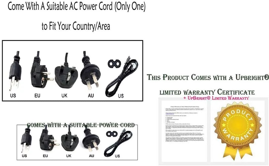 AC / DC Adapter Power Supply Cord Cable Charger P15158