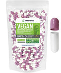 Size 0 Empty Vegan Capsules 1000 Count Lavender White Y6777