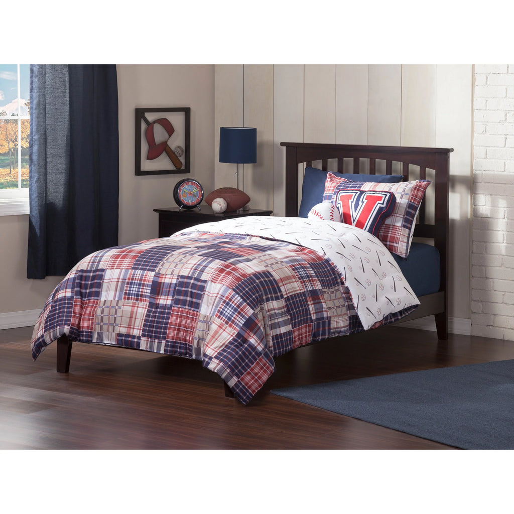 Twin XL Platform Bed with USB Charging Station L80025