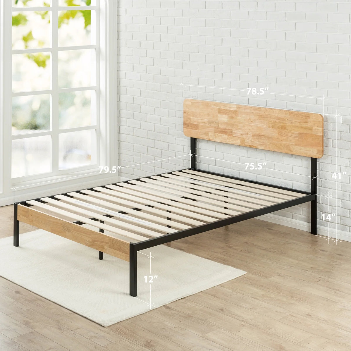 King Metal Platform Bed Frame O978277