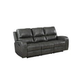82 Inch Genuine Leather Recliner Sofa F9856