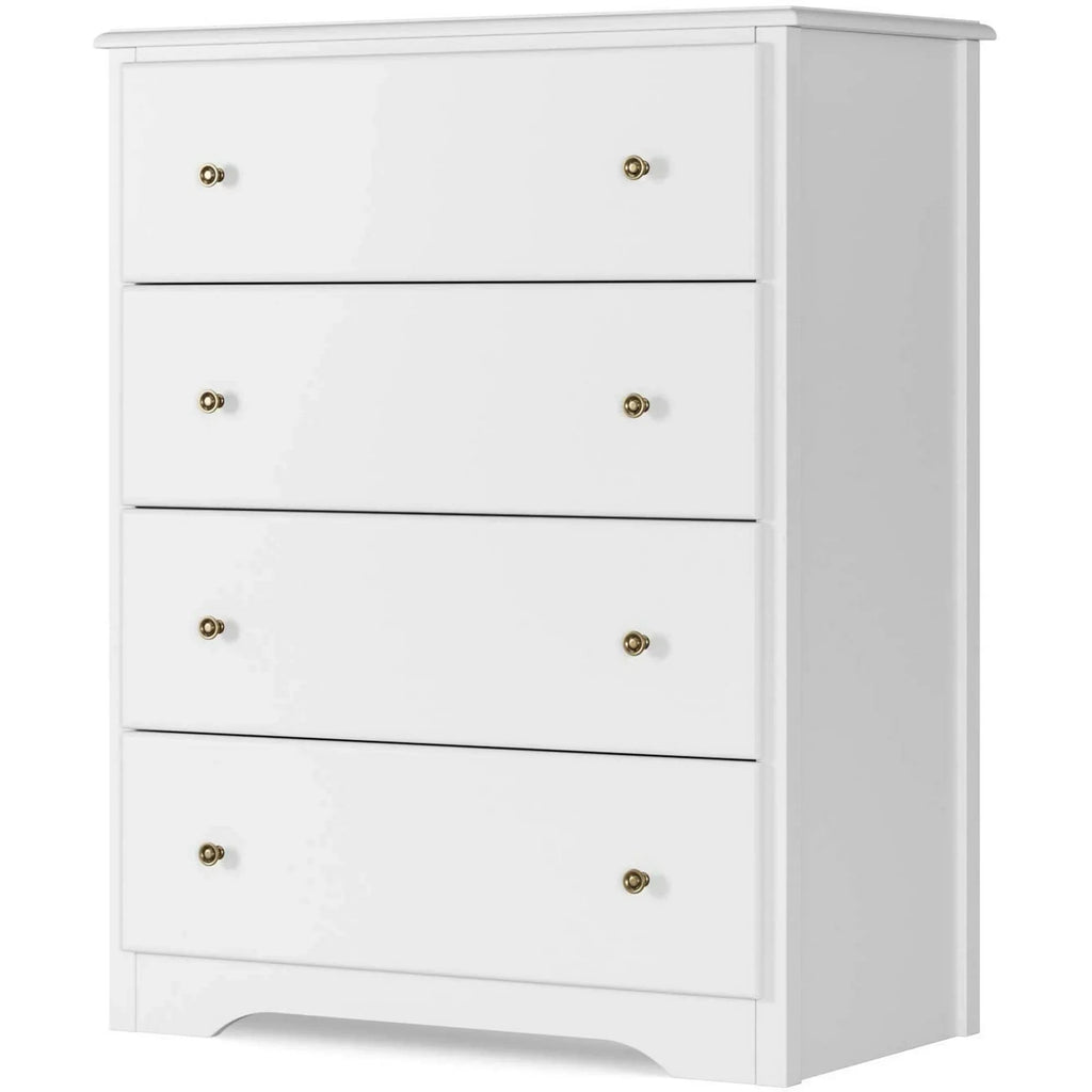 White 4 Drawer Dresser A799611