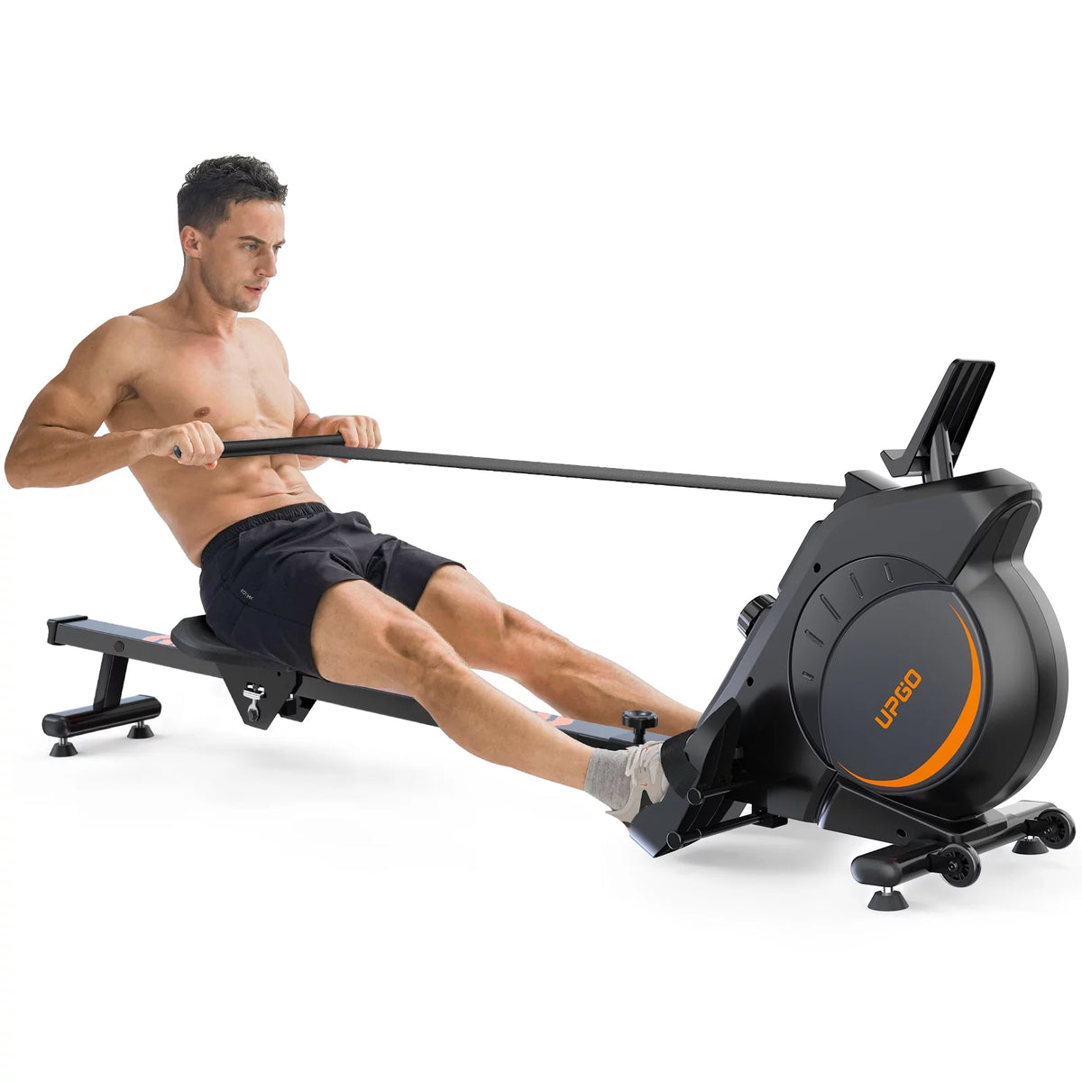 Magnetic Rowing Machine 350lbs Weight Capacity 8 Level Resistance V5226