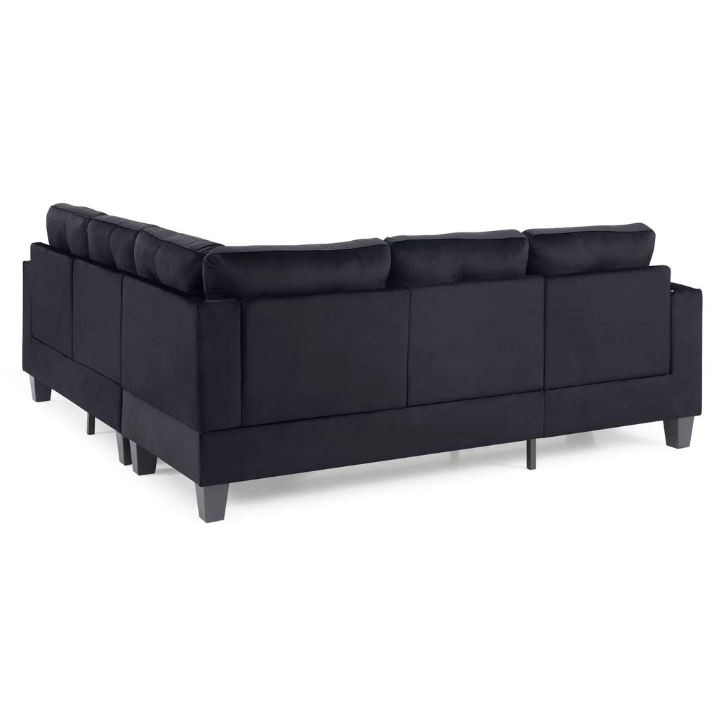 Black Sectional M49396