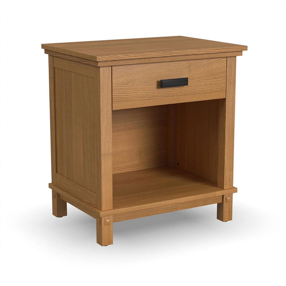 4-Piece Wood King Bedroom Set with 2 Nightstand in Brown P250