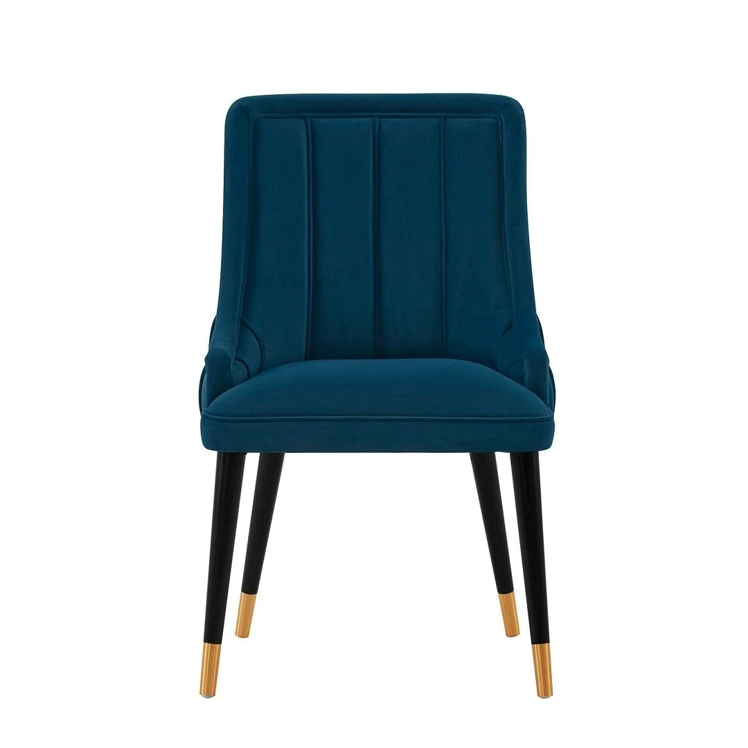Velvet and Leatherette Dining Chair O92876