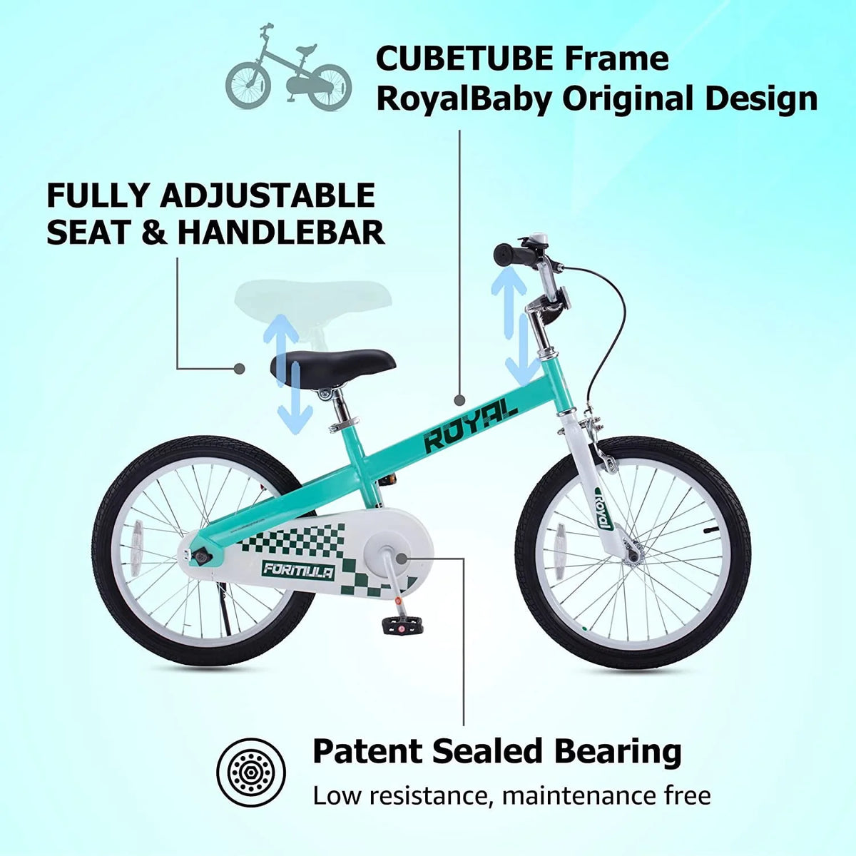 18 Inch Toddler Kids Bike with Kickstand Yellow G8305