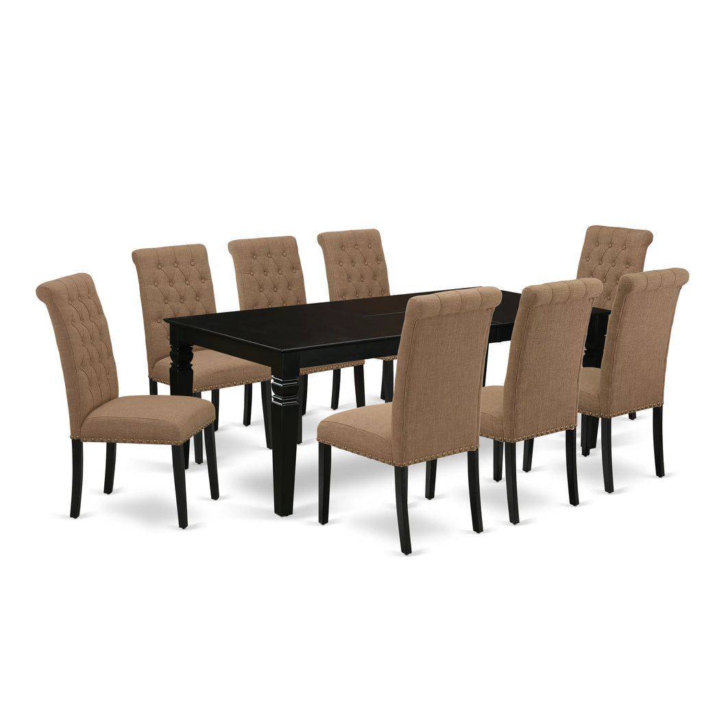9 Piece Wood Dining Set J37479