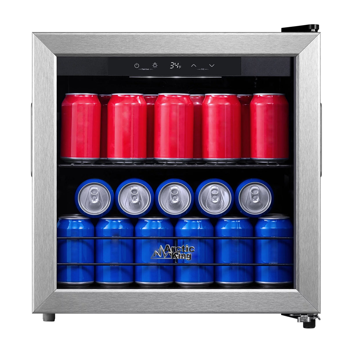 48-Can Beverage Fridge & Cooler with Electrical Control B493975