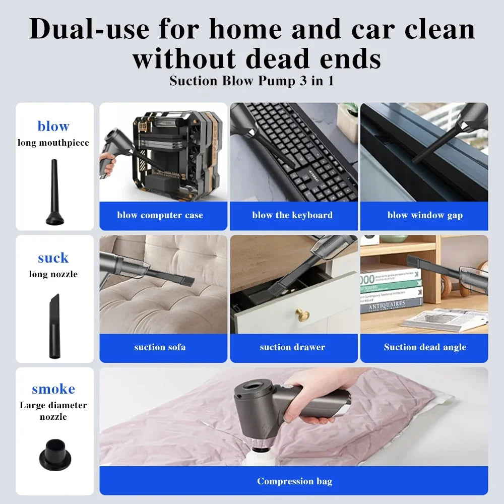 3 in 1 Wireless Handheld Vacuum Cleaner A542532