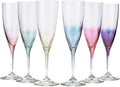 Multi-Colored Flutes Set of 6 V551