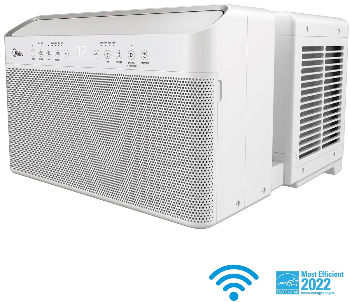 10,000 BTU Smart Inverter U-Shaped Window Air Conditioner J1193
