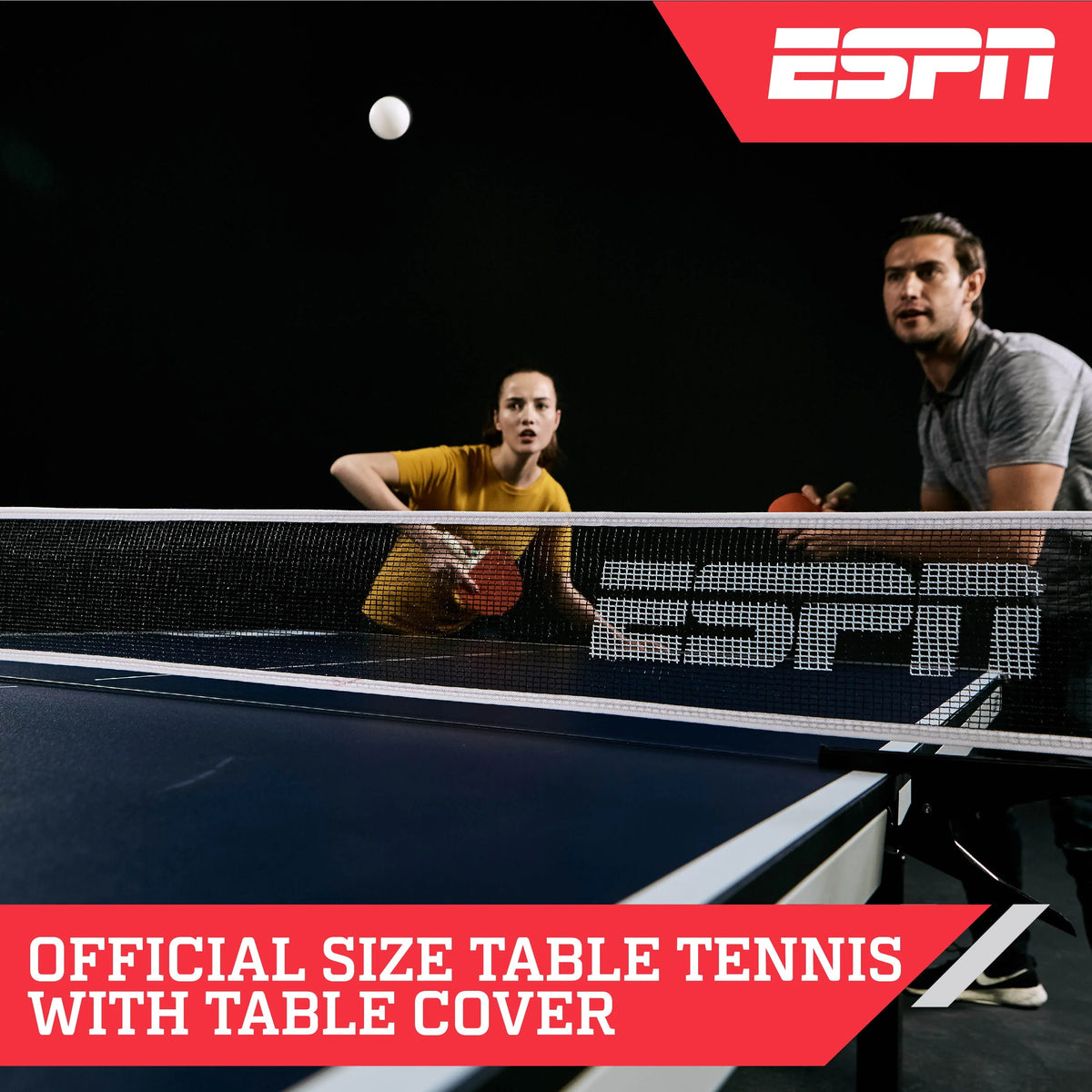Official Size 2 Piece Table Tennis Table with Table Cover Z2775