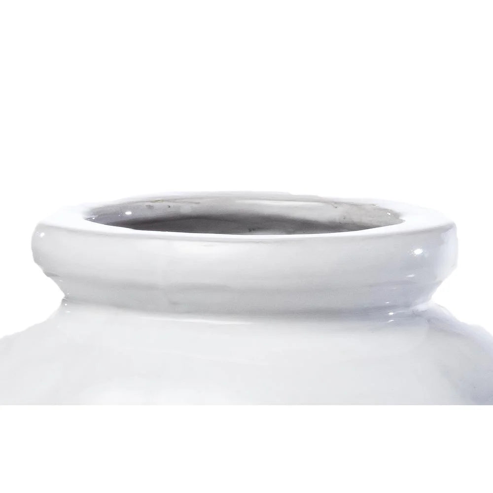 8 Pocket Ceramic Strawberry Planter in White T3233