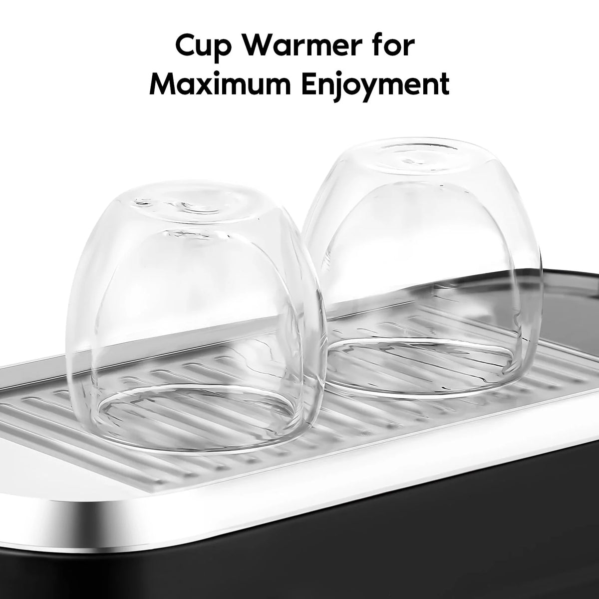 20 Bar Espresso Machine with Milk Frother Steam Wand, Stainless Steel F29421