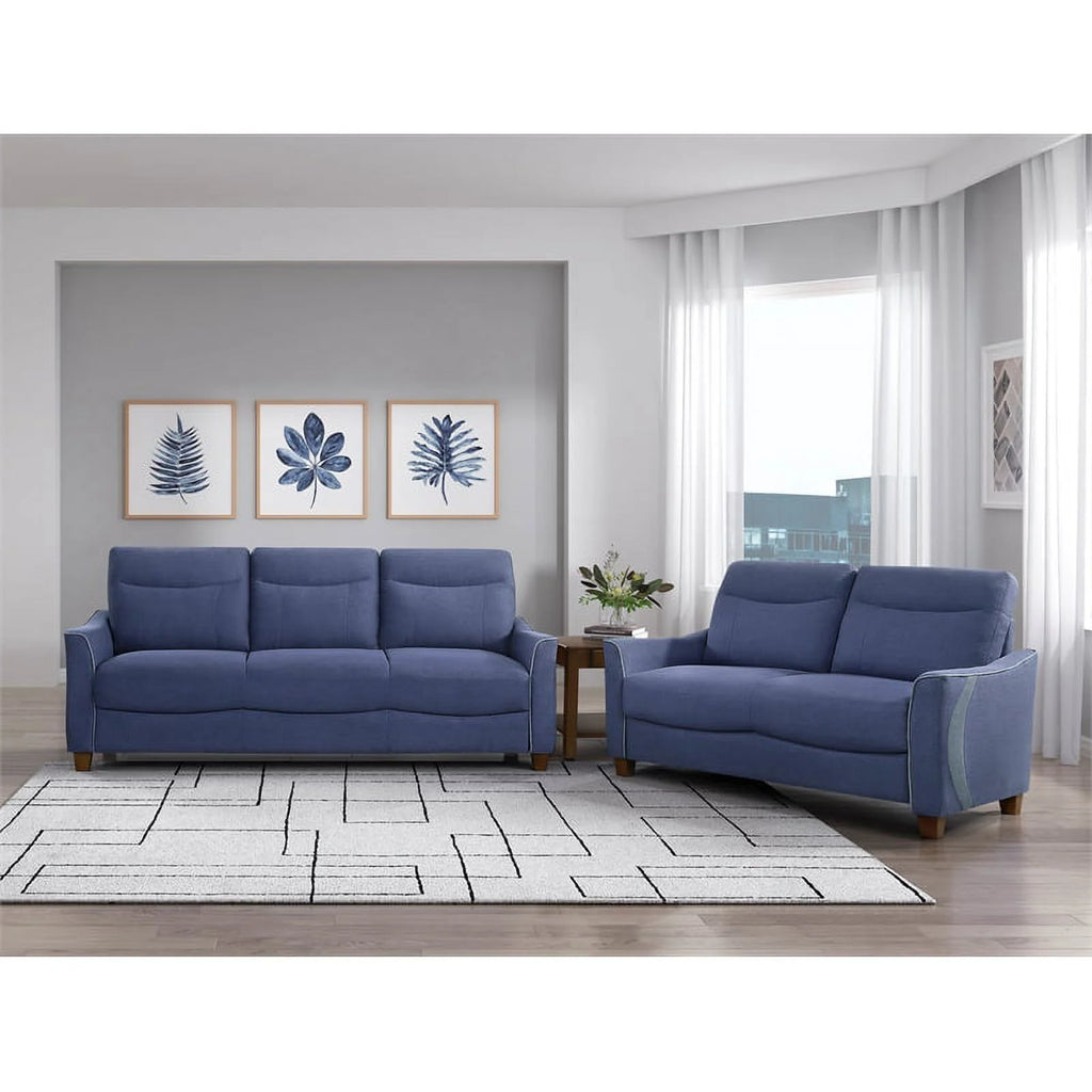 Blue Fabric Upholstered Sofa W1189