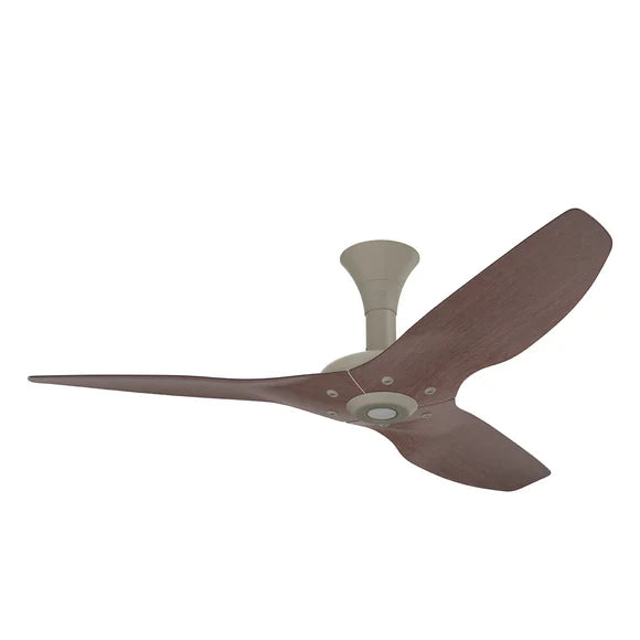 52 Ceiling Fan with Cocoa Bamboo Blades and Satin Nickel Finish E935