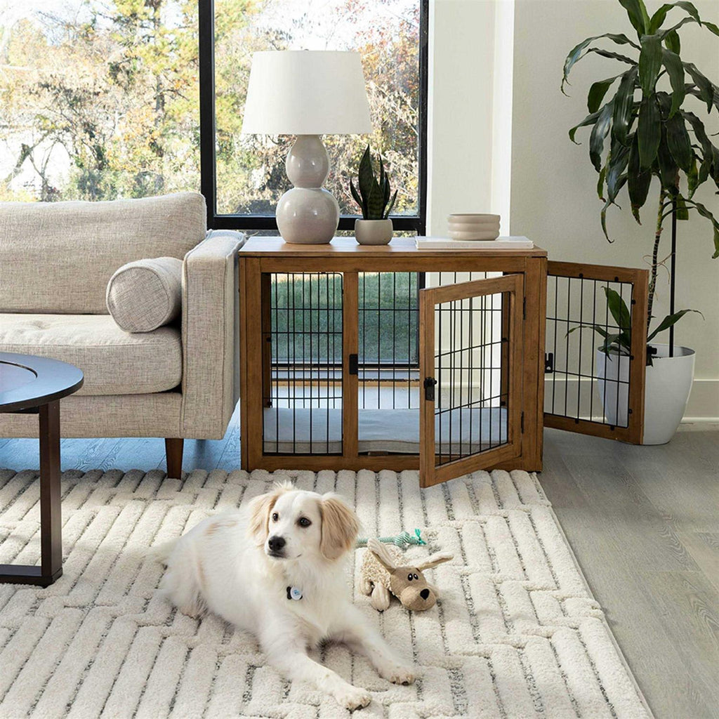 Furniture-Style Dog Crate with Double Doors D453