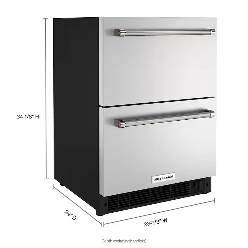 Undercounter Double Drawer Refrigerator Freezer T54946
