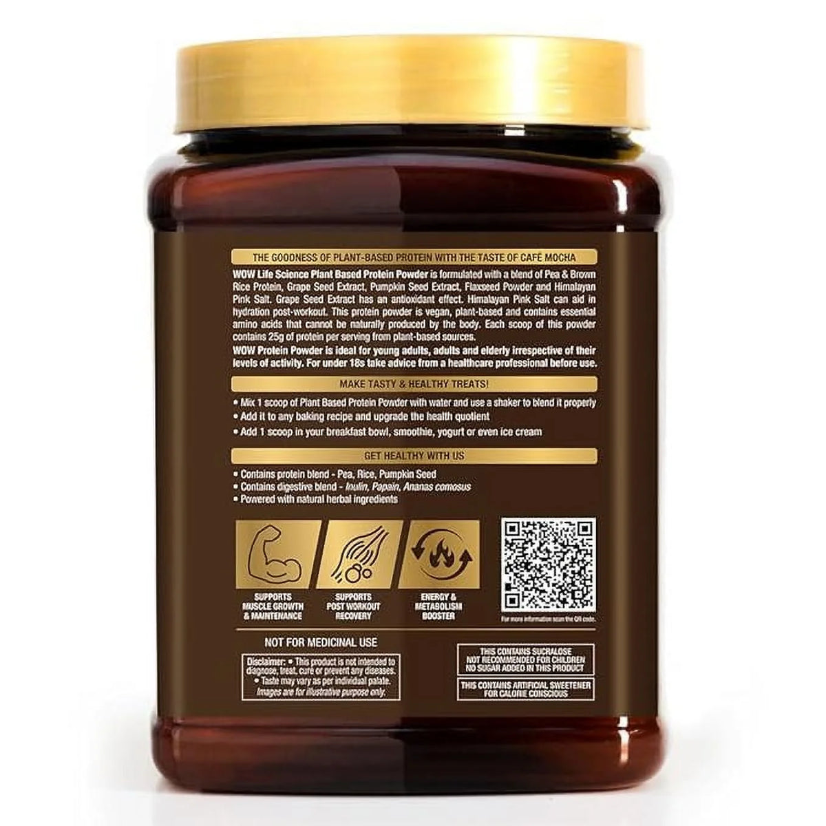 Plant Based Protein Powder Café Mocha 500g K333365