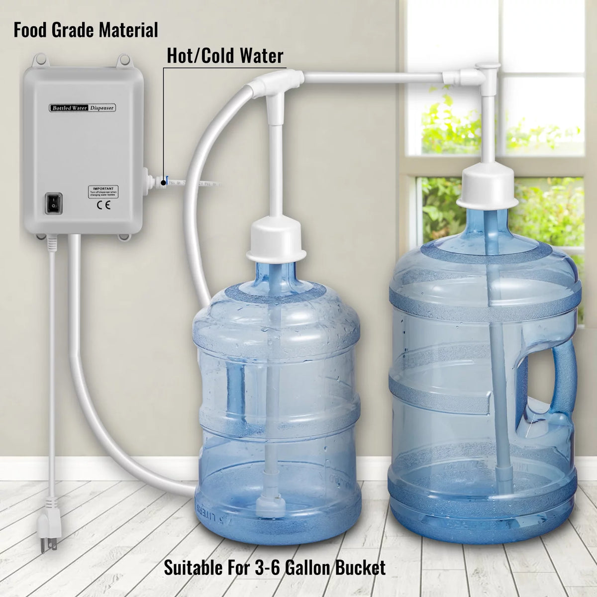 Bottled Water System 20 ft with US Plug 115V AC S699