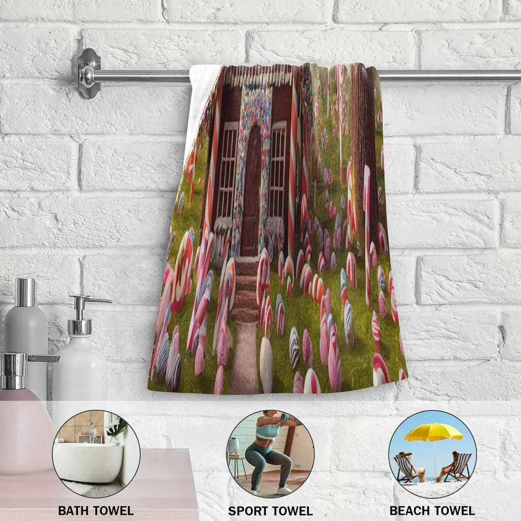 Gingerbread House Hand Towels 2 Pack Y784469