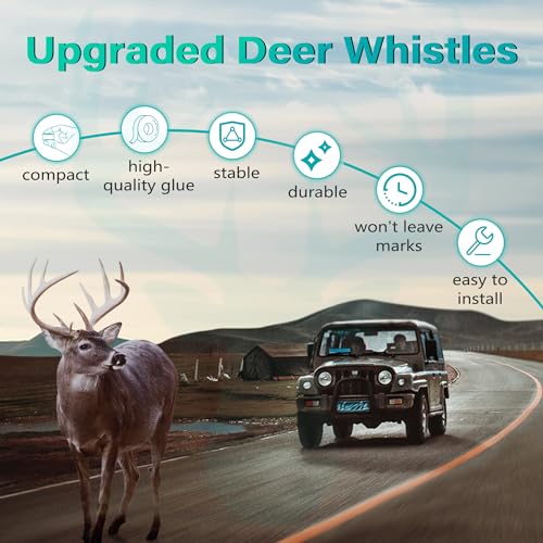 4 Pack Deer Whistles for Car N917408